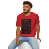 Avengers-Inspired Movie Poster T-Shirt with Paw Print Back