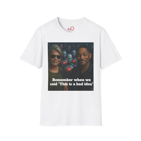 AI Take Over Unisex T-Shirt with Quote - Funny Gift for Friends, Casual Wear, Movie Lovers, Birthday Present, Everyday Humor