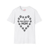 A Paw-Perfect Mom Unisex Softstyle T-Shirt - Ideal Gift for Dog Mom