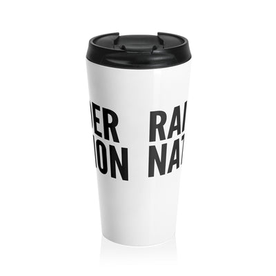 Raider Nation 15 oz Stainless Steel Travel Mug