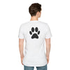 Avengers-Inspired Movie Poster T-Shirt with Paw Print Back