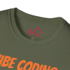 Vibe Coding Unisex Softstyle T-Shirt, Casual Graphic Tee, Tech-Inspired Shirt, Gift for Coders, Retro Vibe Shirt, Comfortable Everyday Wear
