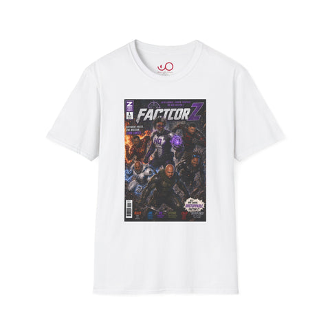 Factor Z Comic Cover T-Shirt — Sci‑Fi Superhero Graphic Tee