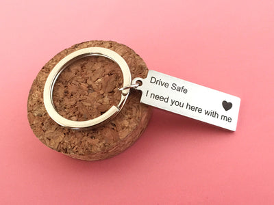 cool gift great gift love keychain drive safe