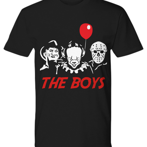 3 Horror Boys Black T shirt