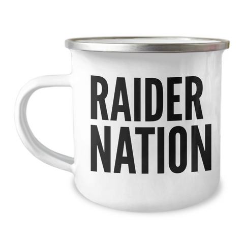 Raider Nation Camping Coffee Mug