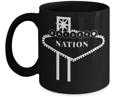 Vegas Raider Nation  Fun Fan Coffee Mug Black